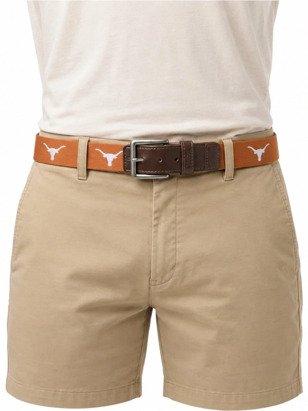 Jack Mason Texas Longhorns Men’s Belt Size 32 Burnt Orange Leather NCAA